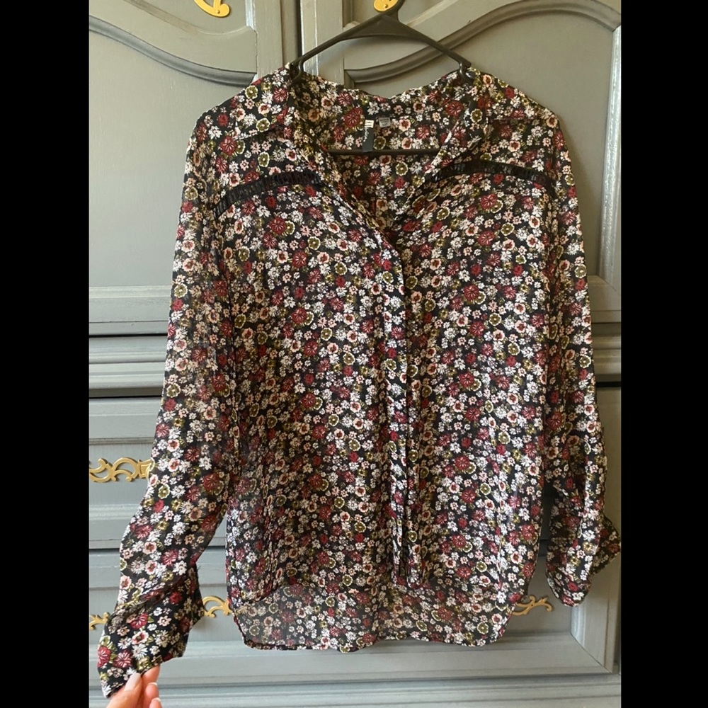 Floral Collared Blouse